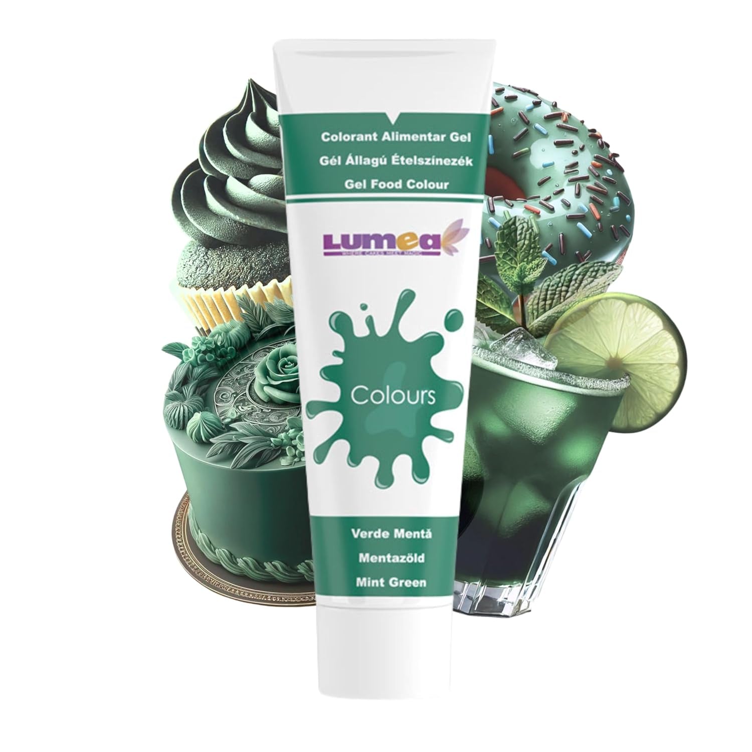 Dekozauber 24 rote Lebensmittelfarbe, Gel, 30 g, vegan, zuckerfrei, hochkonzentriert, rote Lebensmittelfarbe für Fondant, Buttercreme, Getränke und mehr