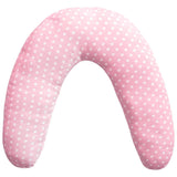 Stillkissen für Neugeborene, XL, Bezug aus 100 % Baumwolle, abnehmbar und waschbar, Polyesterfüllung, Sternmuster Zubehör Essen und Stillen Bebe Naty Shop Pink XL