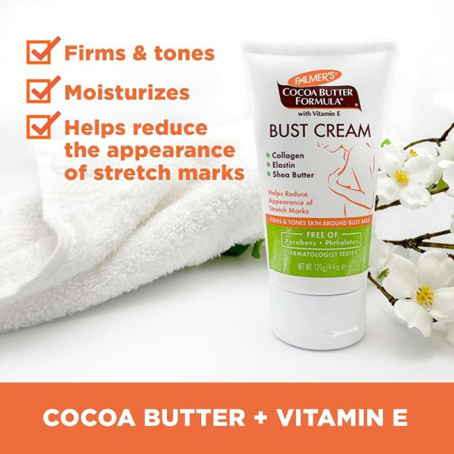 Palmer's Pregnancy Cocoa Butter, die Creme zur Wiederherstellung der Brust nach der Geburt Kosmetik und Schönheit Naty Shop