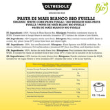 - Weiße Maisnudeln aus italienischem Bio-Mais, glutenfrei, Fusilli-Format - glutenfreie Nudeln, 100% Bio-Weißmehl, vegan, Packung mit 3 Packungen à 350 g