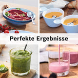 Bosch Standmixer Vitapower Serie 4 MMB6174SN, Verbesserte Version, Hochwertige Edelstahl-Klingen, 1.5L Glasbehälter, 0.6L To-Go-Flasche, Spülmaschinenfeste Teile, 30.000 U/Min, 1200 W, Silver Kitchen Naty Shop