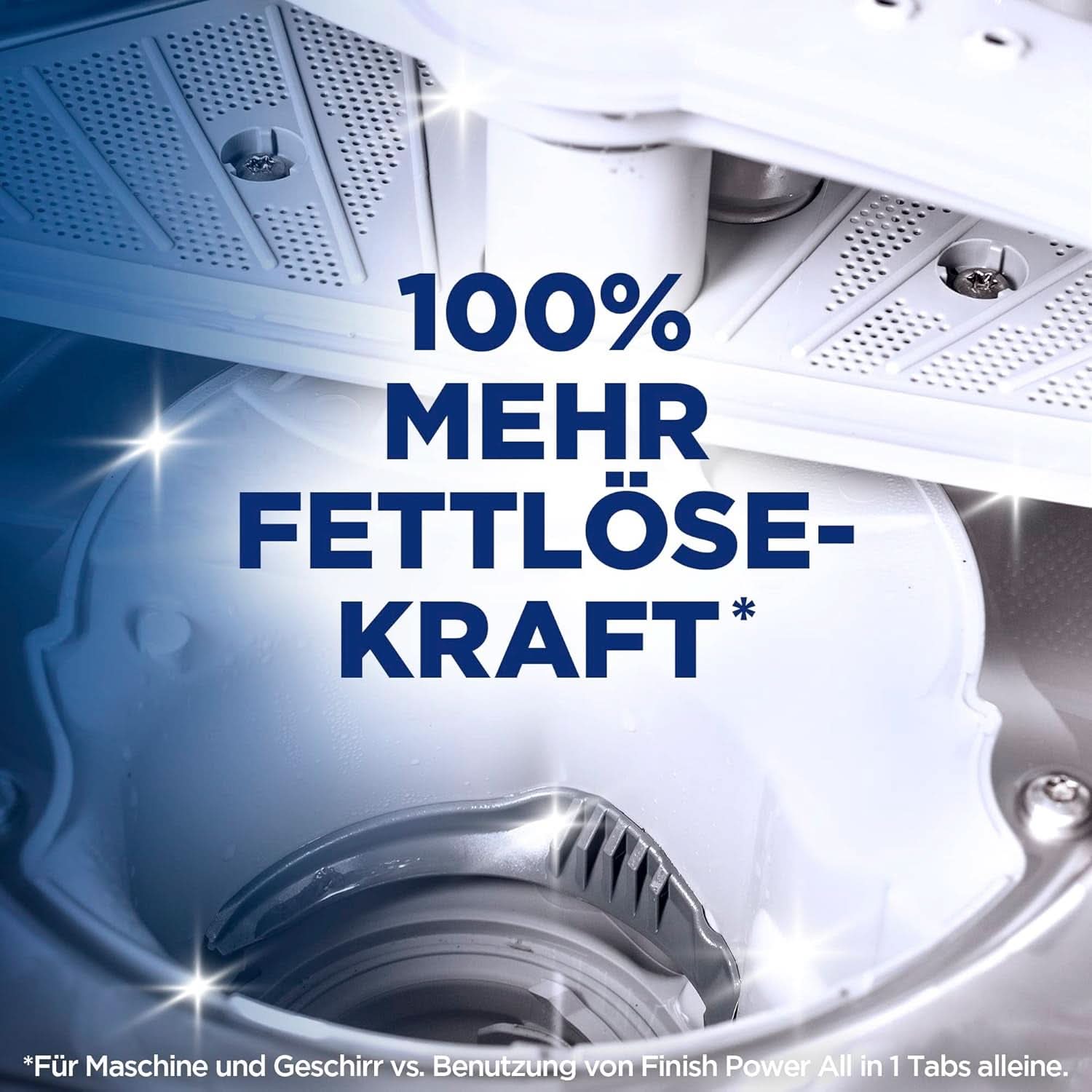 Finish Machine Cleaner Tabs – Spülmaschinentabs gegen Schmutz und Fett in der Spülmaschine, 3 Tabletten Naty Shop