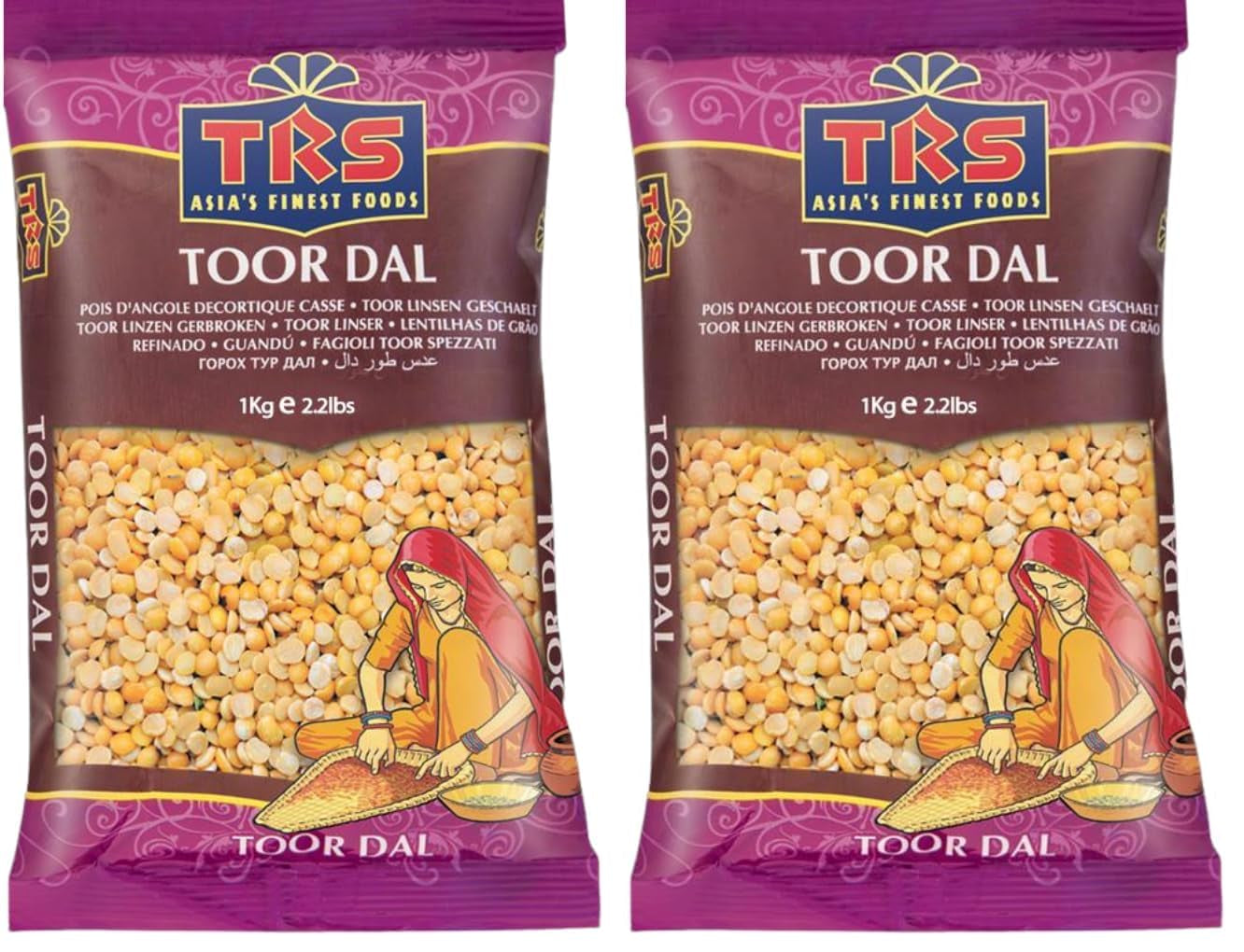TRS – Toor Dall (Natur) – (1 x 1 kg)