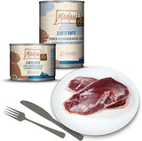 MjAMjAM – Premium-Nassfutter für Katzen – Pack Mix V – reiner Fleischgenuss, 6er-Pack (6 x 400 g), getreidefrei mit extra Fleisch
