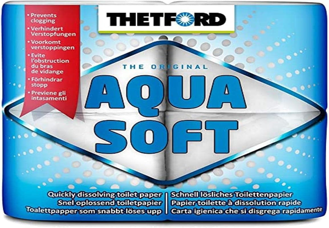 Aqua Soft Toilettenpapier 4 Rollen