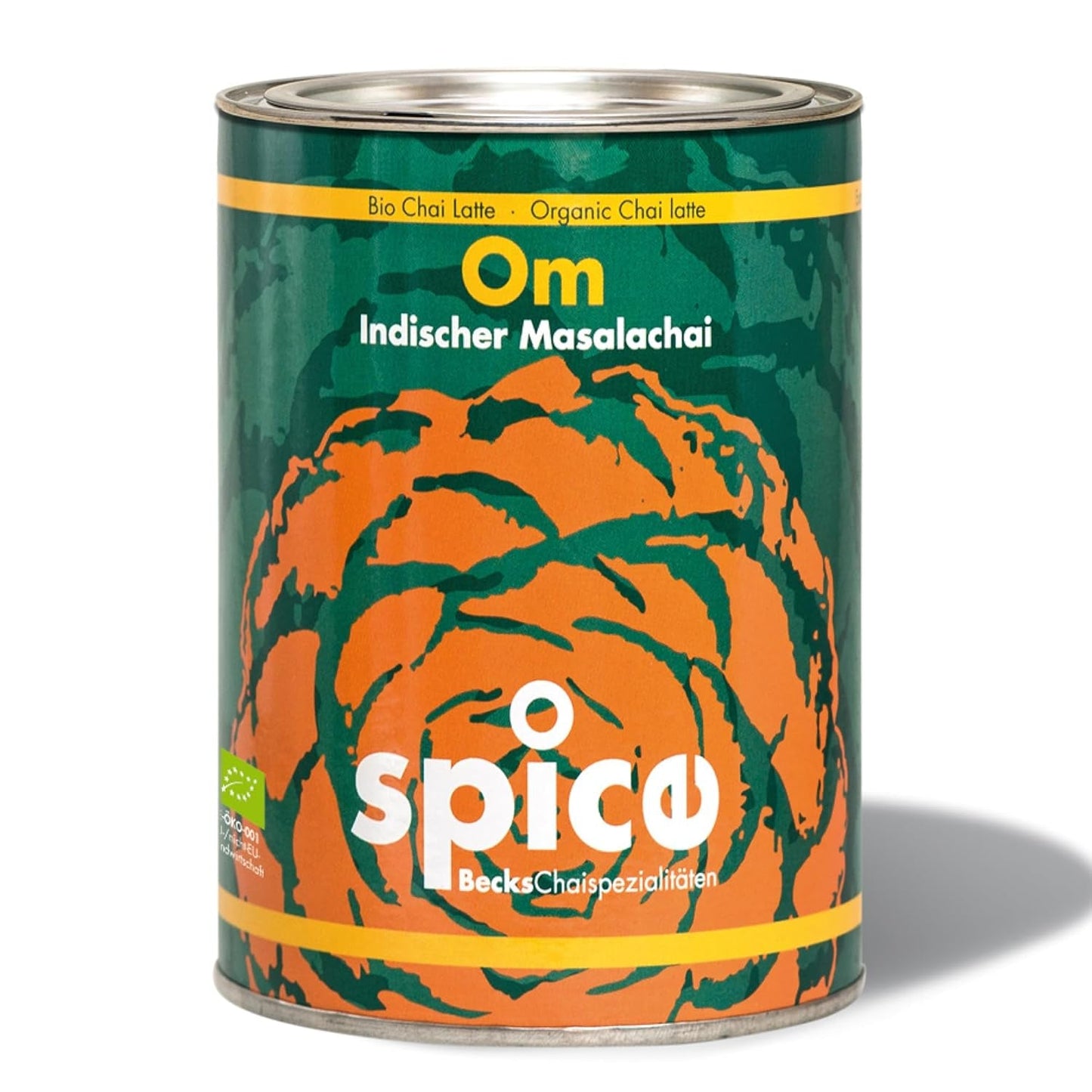 Becks Cocoa Om Masala Chai Tea Bio – Indischer Schwarztee mit traditionellen Gewürzen wie Zimt, Kardamom und Ingwer – Perfekt für Chai Latte, 300 g