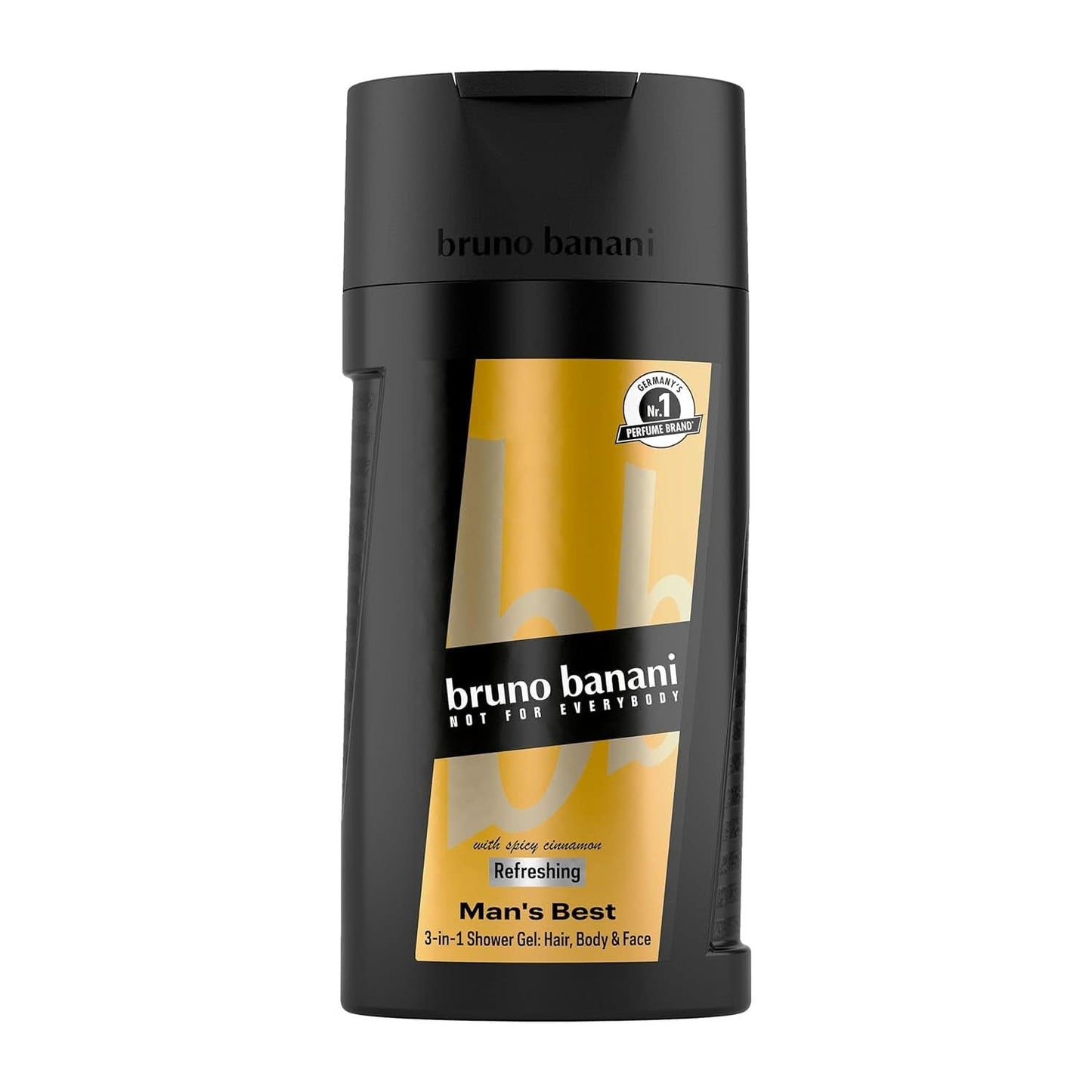 Bruno Banani Loyal Man 3 in 1 Duschgel für Körper, Haare und Gesicht, Männer, 250 ml Dusche und Bad Naty Shop 250 ml Rosa Pfeffer