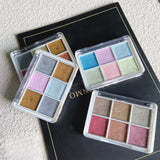GZMAYUEN Chrom Pulver Für Nägel 6 Farbe Mirror Chrome Nail Powder Pigment Powder Nail Art