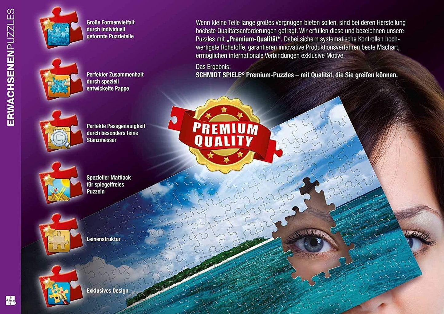 Schmidt Spiele 59919 Geheimrätsel, Am Küchentisch, 1.000 Teile, Bunt, großes Puzzle Naty Shop