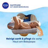 NIVEA BABY Soft & Cream Feuchttücher, Baby Feuchttücher Zur Sanften Reinigung Empfindlicher Babyhaut, Hypoallergene Feuchttücher Für Babies Mit Mandelöl Und Vitaminen (4 X 57 Stück) Naty Shop