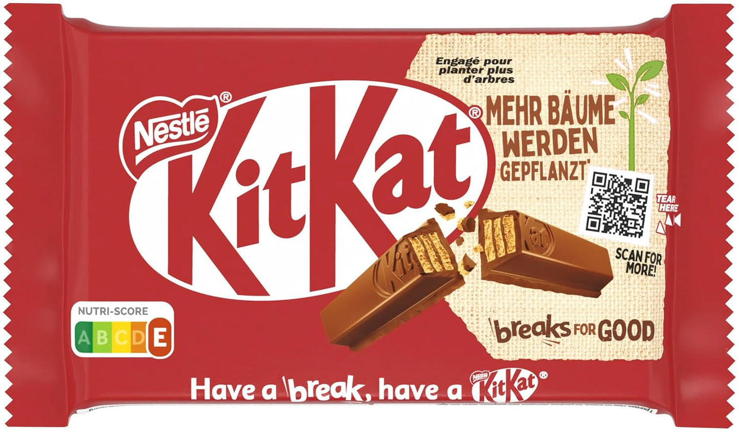 Nestlé Classic Schokoriegel, knusprige Waffelriegel aus Milchschokolade, 48er-Packung (24 x 41,5 g)