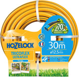 HOZELOCK - Tricoflex Ultraflex Schlauch Ø 12,5 mm (1/2") 20 M: Flexibler Gartenschlauch, wetterfest, verdreh- und biegefest, aus 40 % recyceltem PVC [117002], gelb