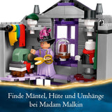 LEGO Harry Potter Ollivanders & Madam Malkins Anzüge, Länder der Winkelgasse, Kinderspielset, Zaubererspielzeug, Fantasy-Geschenke für Mädchen, Jungen und Fans ab 8 Jahren 76439 Bausets Besuche den LEGO-Store
