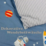 Bettwäsche für Kinder Jungen mit verschiedenen Mustern, 100 % Baumwolle Bettwäsche - Kinder Naty Shop