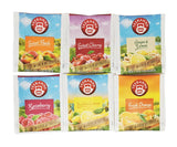 Teekanne World of Fruits (NEUE EDITION) - Box mit Auswahl an Früchtetees - 6 Geschmacksrichtungen * 5 Teebeutel