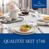 Villeroy & Boch – Afina Milchbecher 170 ml, weiß, spülmaschinenfest, mikrowellengeeignet, Milchkaraffe, Kaffeezubehör, Keramikkanne, Untertasse, Geschirr, Premium-Porzellan