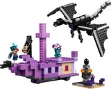 LEGO Minecraft The End Dragon und The End Ship Action-Spielzeug- und Entdeckungsset Videospiel-Bauset Abenteuerset Geschenk für Jungen und Mädchen ab 8 Jahren 21264 Bausets Beuche den LEGO-Store