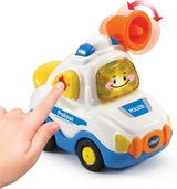 Vtech TUT TUT Baby Flitzer – Polizei – Für 1–5 Jahre & TUT TUT Baby Flitzer – Feuerwehrauto – Spielzeugauto mit Musik, Lichtknopf, Sätzen und interessanten Geräuschen – Für 1–5 Jahre Babyspielzeug Naty Shop