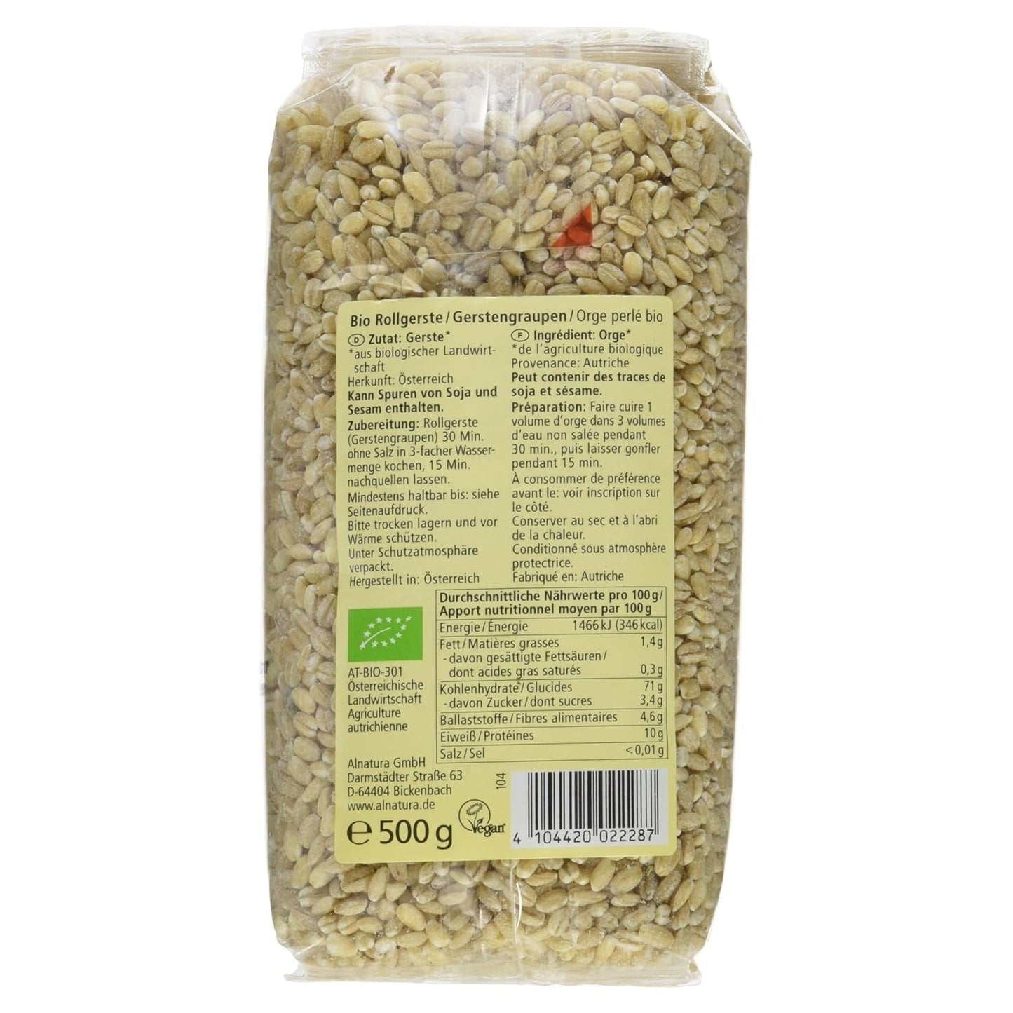 Bio-Graupen, Graupen, 500g