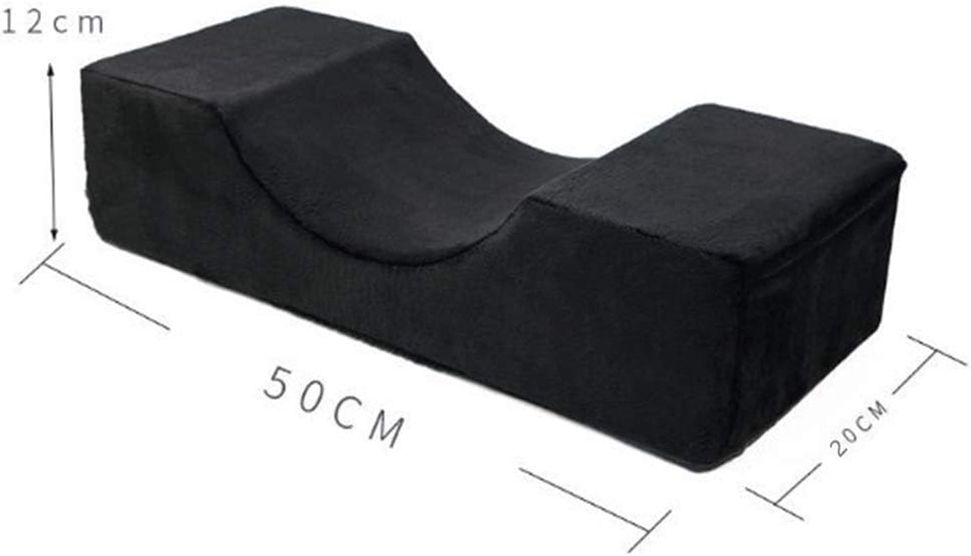 Whiteswan Wimpernverlängerung, ergonomisch, geschwungene Memory-Schaum-Unterstützung, Wohnzimmerkissen, Nackenwimpern, Beauty-Make-up-Kissen, Schlafkissen, Nackenstütze, zervikale orthopädische Kissen, Naty Shop