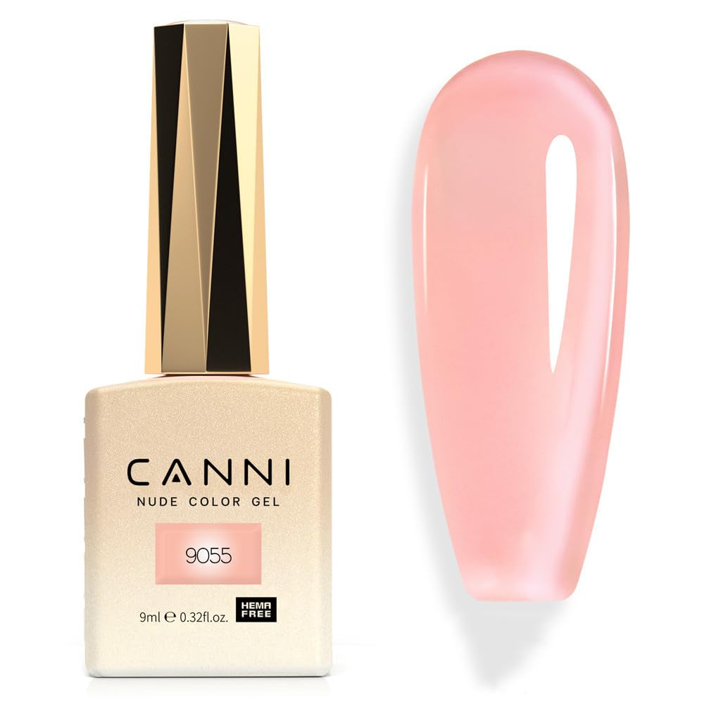 CANNI Gel-Nagellack, semipermanent, dunkelviolett, Nagellack, UV-Gel, Soak Off, Maniküre