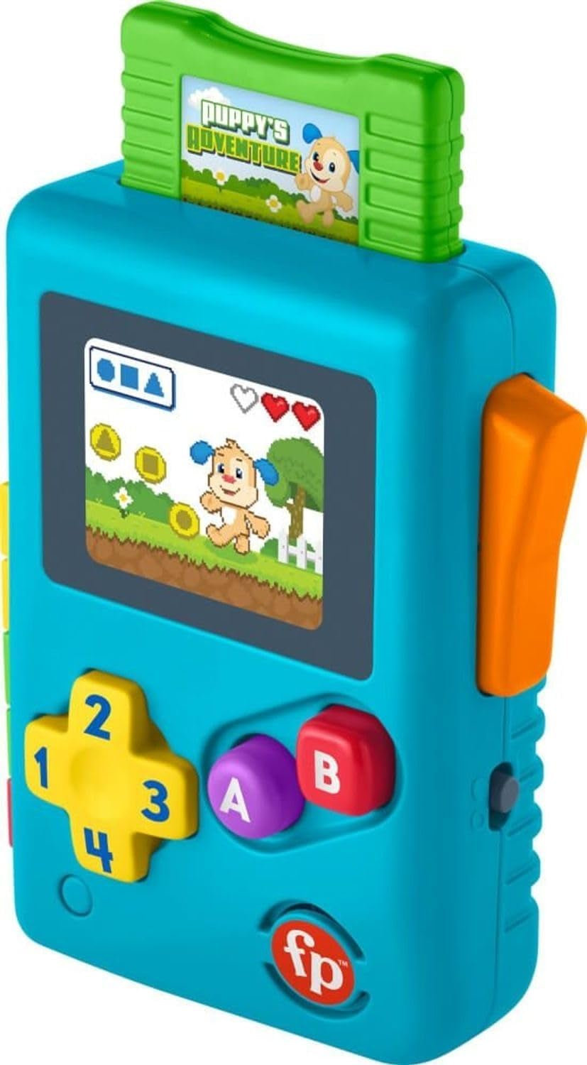 Fisher-Price HBC86 – Lernspaß Lil‘ Gamer, musikalisches Lern- und Aktivitätsspielzeug, deutsche Version, für Babys und Kleinkinder von 6 bis 36 Monaten Babyspielzeug Naty Shop