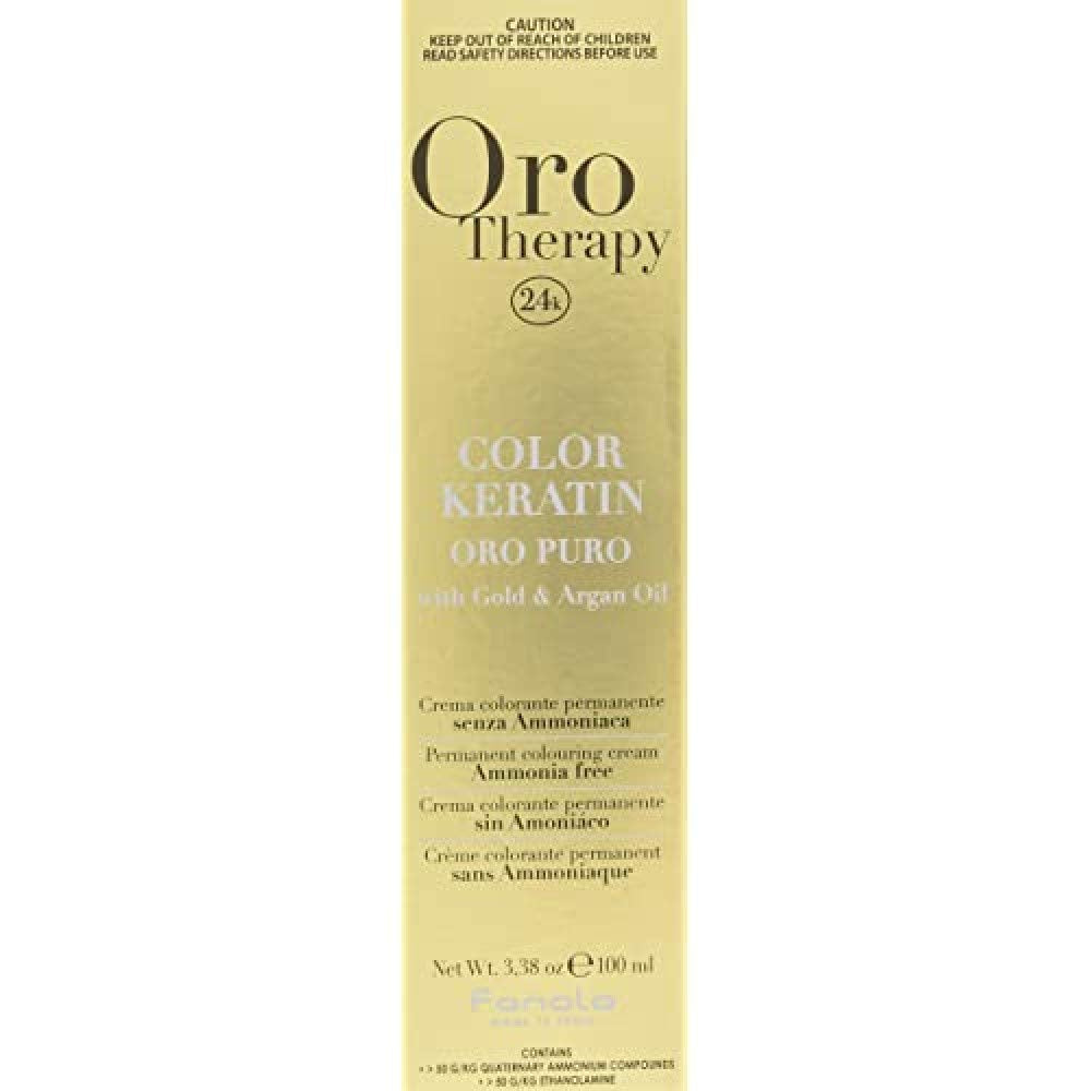 Fanola Oro Therapy Color Keratin 5.0 100 ml Haarfärbemittel Naty Shop 7.34 Vergoldetes Blond