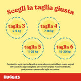 Huggies Unistar Windeln, Größe 4 (7-14 kg), Packung mit 128 Windeln (Basic)