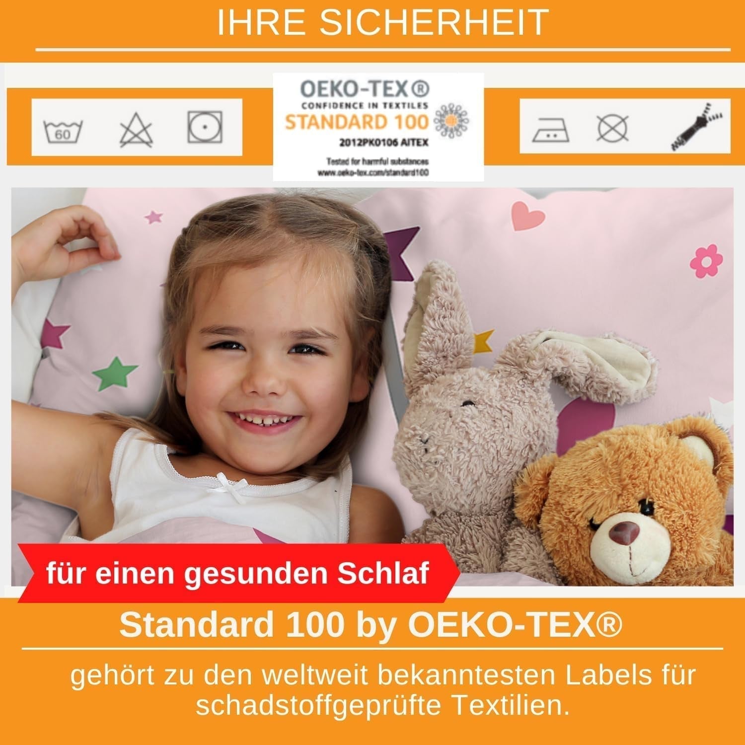 Aminata Kinderbettwäsche, Feen und Elfen, 100 x 135 cm Bettwäsche – Kinder Naty Shop