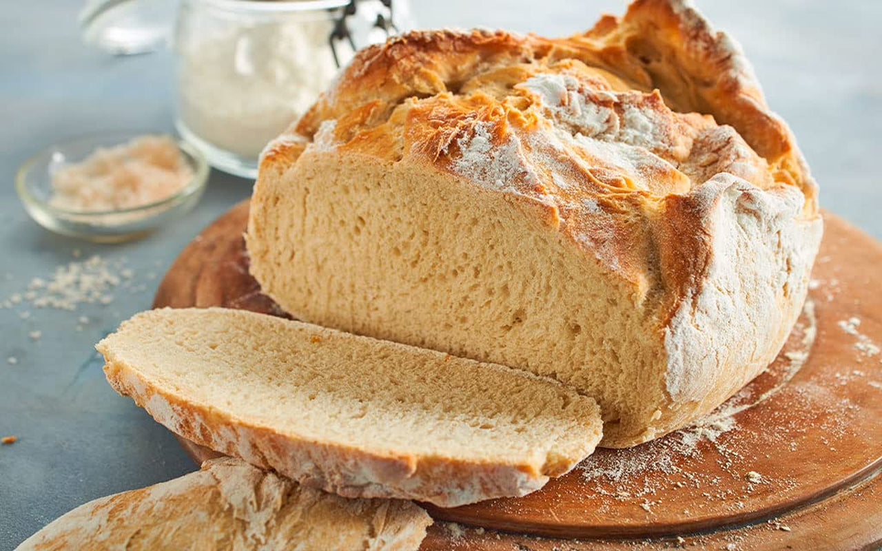 RUF Lievito Madre Sauerteig, Milder Weizen-Sauerteig, Mutterteig, Kurze Teigruhe Durch Enthaltene Trockenhefe, Lievito Madre Getrocknet Für Brot, Baguette, Focaccia, 3X35G Mischung zum Backen und Kochen Naty Shop