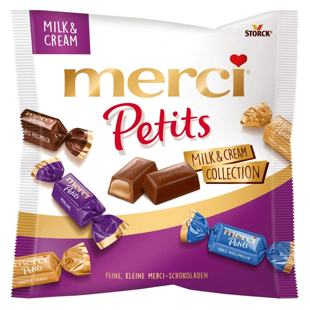 Milk&Cream-Kollektion (1 x 125g) / Feine Schokoladen in 4 Sortimenten