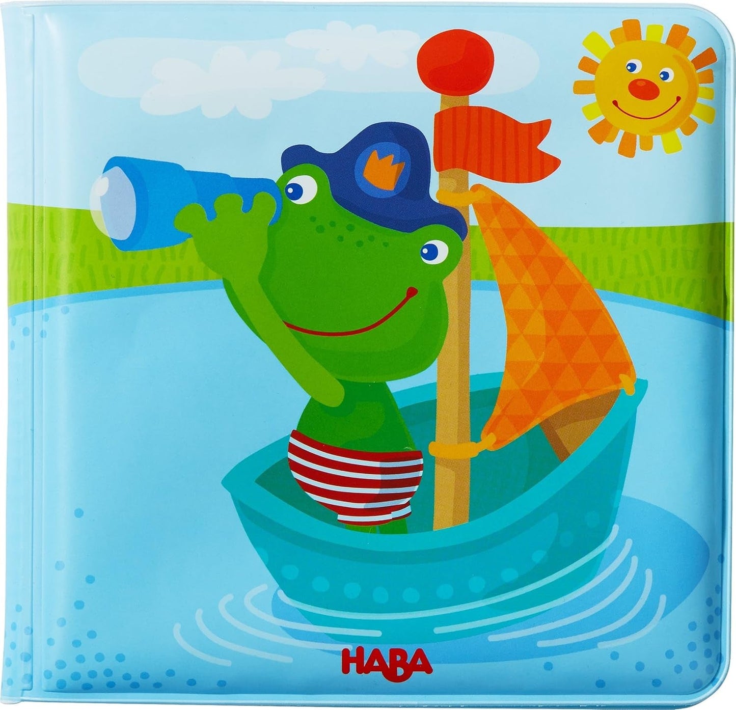 HABA 302634 Kapitän Frosch 2 Badebuch, Spielzeug für Kleinkinder Babyspielzeug Naty Shop