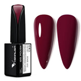 VENALISA Korallenorange UV-Nagellack, 15 ml, Gel-Nagellack für UV-Nagellampe, transparente Korallenorange-Gel-Nagellackmodelle für DIY-Nageldesign