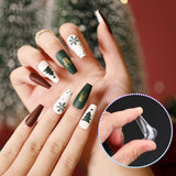 Extra lange transparente Kunstnägel, 240 Stück, halbe Abdeckung, Kunstnägel, quadratisch, gerade, Kunstnägel, französische Nagelverlängerungen für Nagelstudios und DIY-Nagelkunst