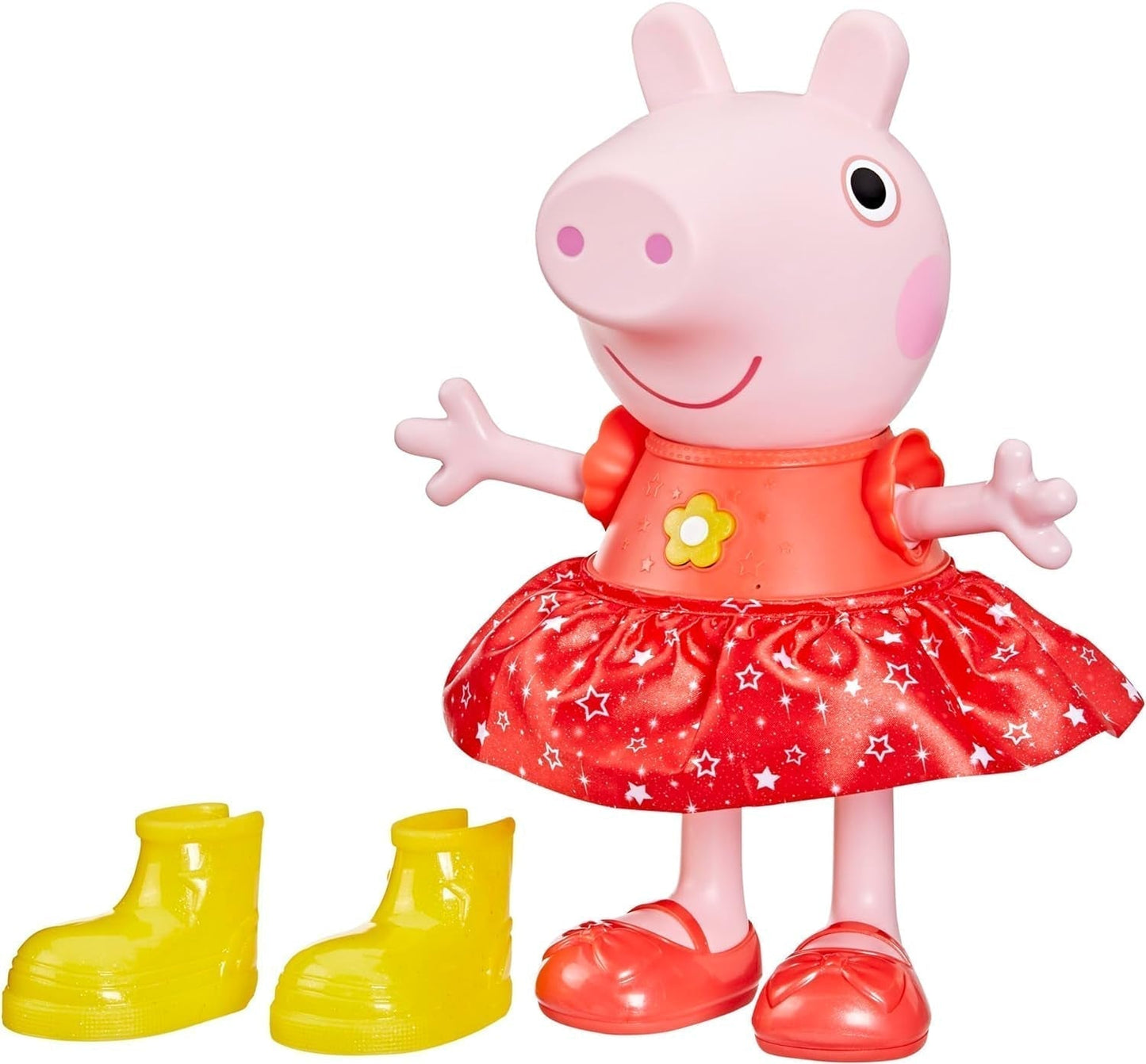 Peppa Wutz Peppa'S Matschpfützen-Partypuppe – Deutsche Version, Pink oder Pink Naty Shop Puppen Matschpfützenparty