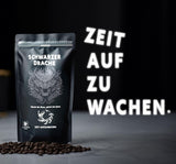 Black Dragon Espresso 100 % Robusta – Extra stark geröstete Kaffeebohnen – Sehr kräftiger und vollmundiger Kaffee mit hohem Koffeingehalt – Sehr starker Espresso