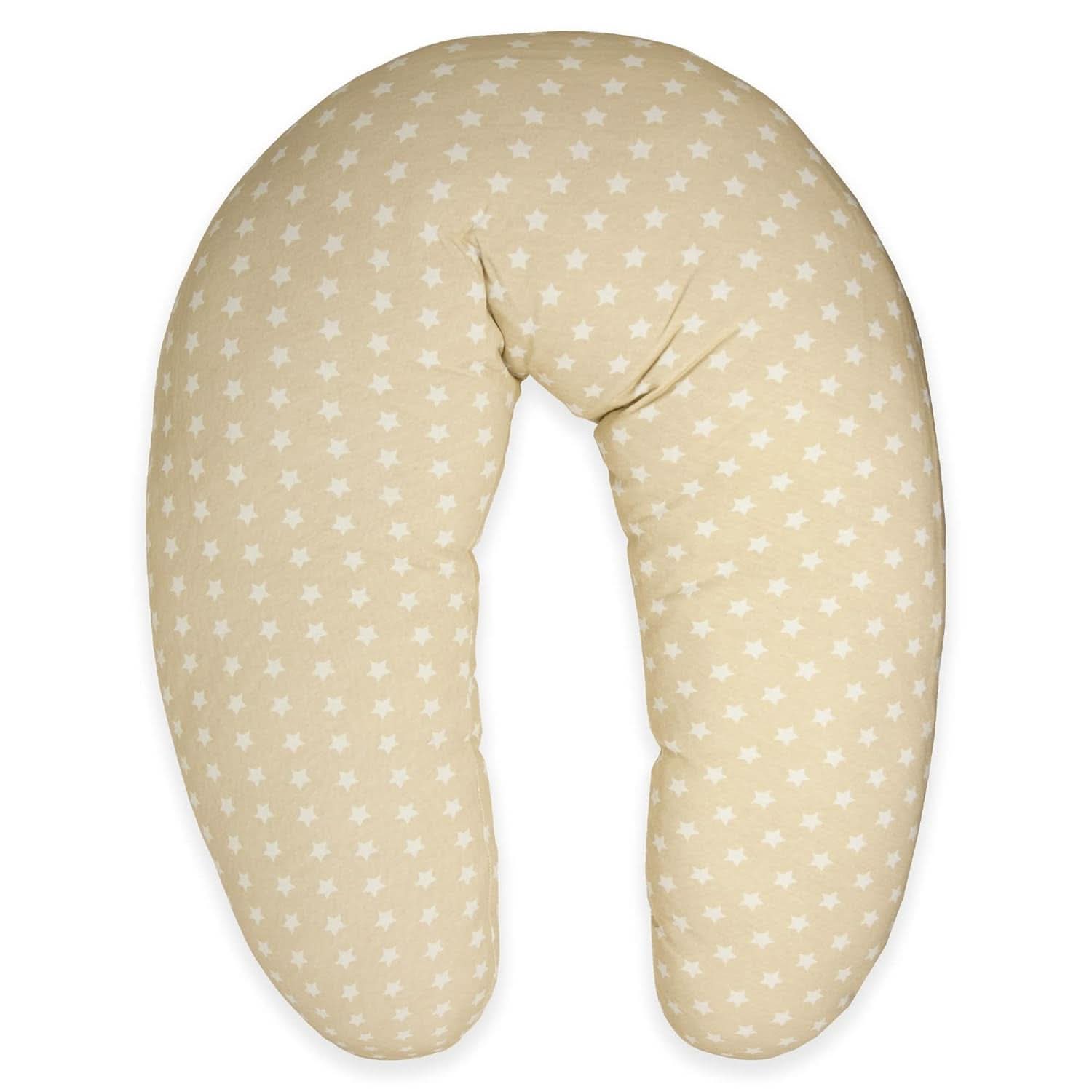 Stillkissen für Neugeborene, XL, Bezug aus 100 % Baumwolle, abnehmbar und waschbar, Füllung aus Polyester, Sternmotiv. Zubehör Essen und Stillen Bebe Naty Shop