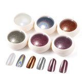 BISHENGYF Rose Gold Chrome Nail PowderNeue Upgrade Grosse Kapazitä Chrom PulverSuper-Spiegeleffekt Metall Mirror Chrome Powder –Neon Glassy Pearl Effect Glitter Nagelkunst Pulver Für DIY Salon