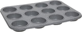 Masterchef MCA-MUF Muffinform Für 12 Cupcakes Muffinblech Aus Karbonstahl, Edelstahl, Stahlformen und Backbleche Naty Shop
