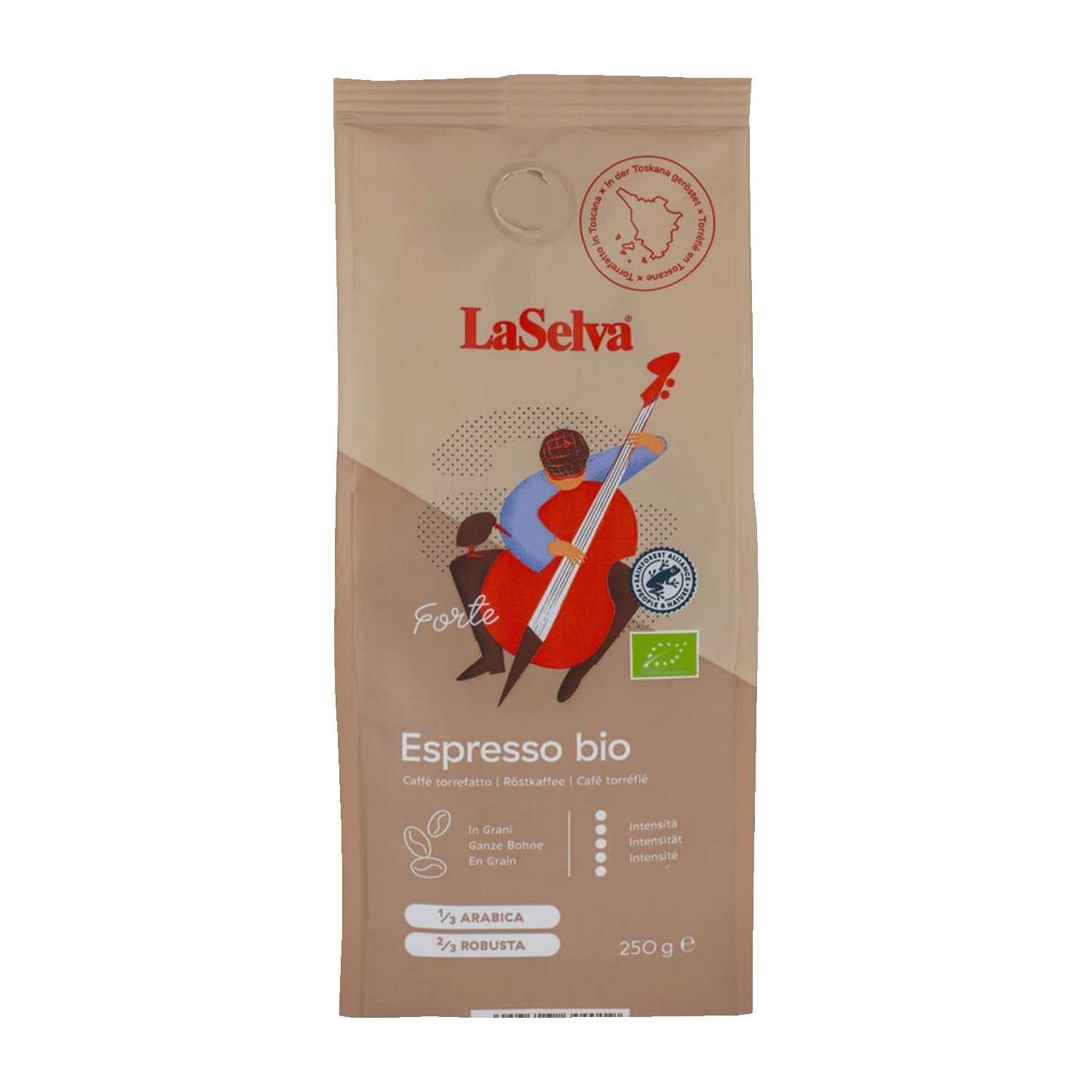 Espresso „Forte“ – Röstkaffee aus ganzen Bohnen 1 x 250 g