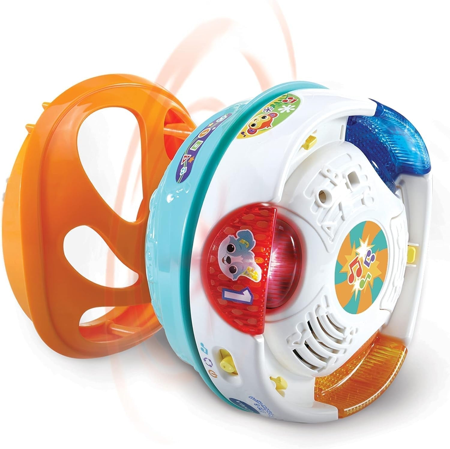 Vtech Baby 3-in-1 magischer Musikball, selbstbewegende Musik, interaktives Spielzeug für Kinder von 9–36 Monaten, buntes Babyspielzeug, Naty Shop