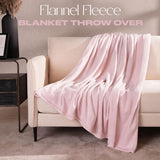 Brentford's Flanell-Fleecedecke, extra weich, groß, flauschig, warm, Tagesdecke für Schlafzimmer, Einzelbett, Sofa, Couch, Blush Pink – 120 x 150 cm. Betten und Decken. Beuche den Brentfords-Store