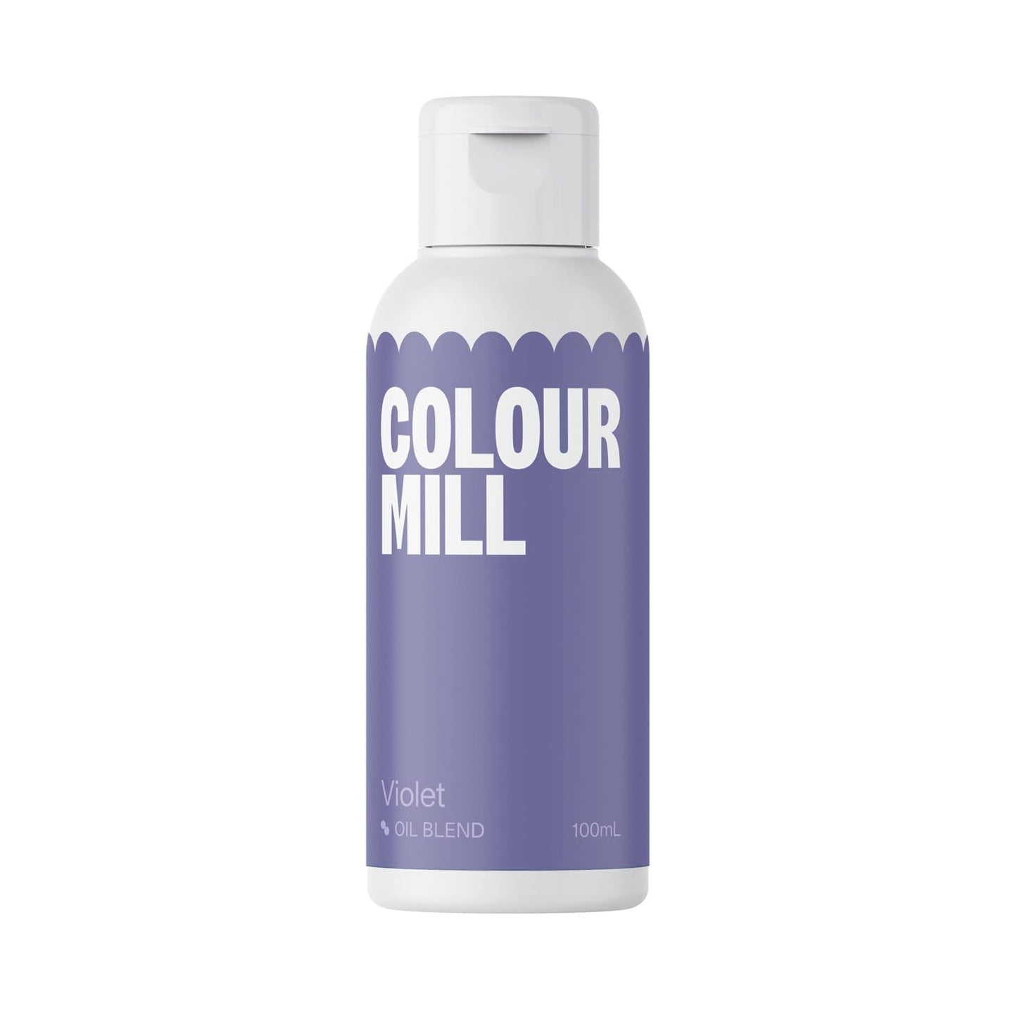 Lebensmittelfarbe auf Ölbasis Color Mill Blend Violett – Lebensmittelfarbe für Schokolade, Fondant, Muffins, Kuchen, Backen, Makronen – Lebensmittelfarbe zum Dekorieren von Kuchen – 100 ml