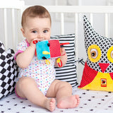 magdum 2 Set Baby Würfelspiel + Stoffball - Motorikspielzeug ab 1 Jahr - Spielzeug für Kinder 6 Monate - Montessori Spielzeug - Lernspielzeug 1 Jahr - Geschenk für Kinder - Ball für Kinder - Würfel für Kinder - Geschenke für Kinder Spielzeug Bebe Naty Shop