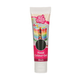 Funcakes Lebensmittelfarbe, schwarzes Gel: Hochkonzentrierte Lebensmittelfarbe für Teig, Creme, Fondant und Marzipan. Einfache Dosierung. Ein einziger Tropfen, um lebendige Farben zu erzeugen. Halal. 30 g.
