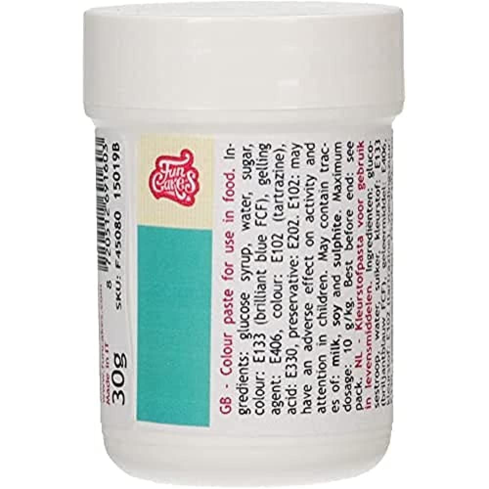 Konzentrierte Lebensmittelfarbe Funcakes Paste Color Königsblau; für Teig, Creme, Fondant, Marzipan, Teig, Modelliermasse und Blütenpaste. Halal und Koscher. 30 g
