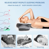 Orthopädisches Kissen aus Memory-Schaum von Topmener, verstellbares Nackenkissen, schmetterlingsförmiges ergonomisches orthopädisches Kissen zur Unterstützung des Nackens während des Schlafs, Schlafkissen für Rücken- und Bauchschläfer, orthopädische Halskissen von Naty Shop