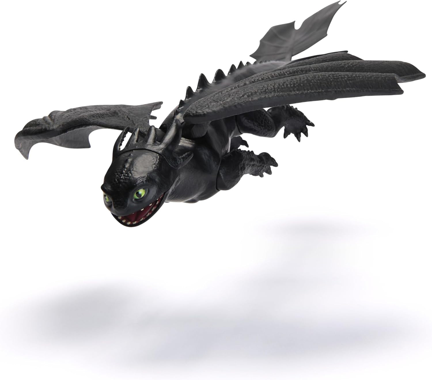 Dreamworks „Drachenzähmen leicht gemacht“, 22 cm lange Grundfigur „Drache ohne Zahn“, Spielzeug für Kinder ab 4 Jahren, Actionfiguren, Naty Shop
