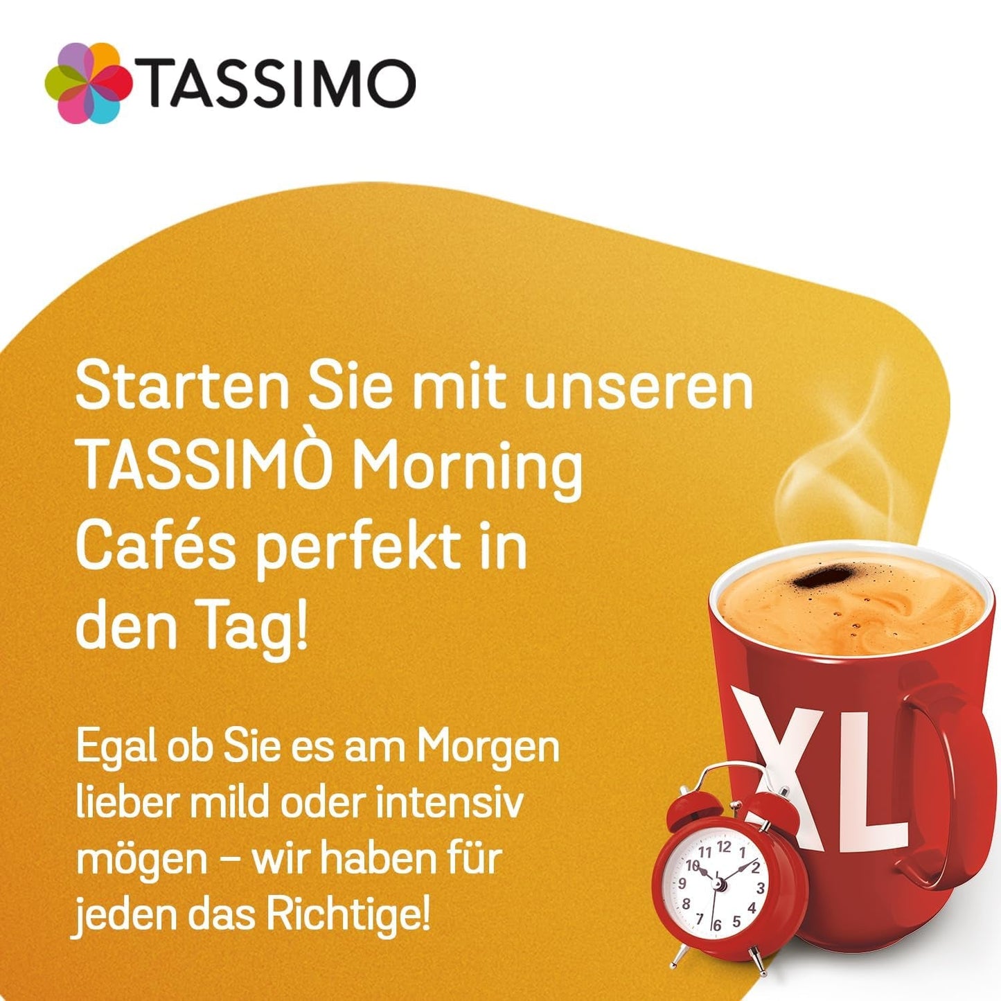 Tassimo Kapseln Moring Café XL Strong & Intense, Großpackung, 5 x 21 Pads, 105 Kaffeekapseln