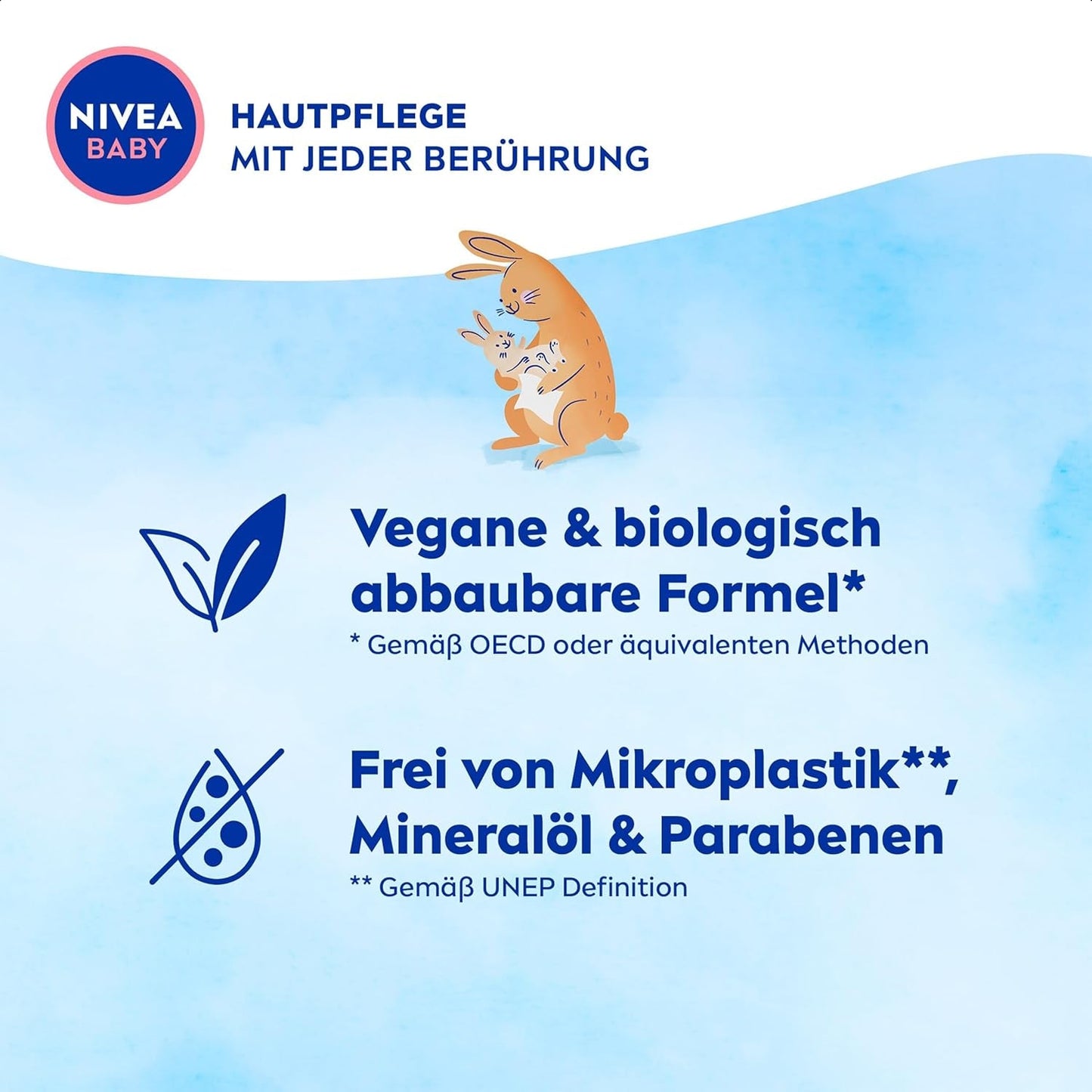 NIVEA BABY Soft & Cream Feuchttücher für Babys (4 x 57 Stück)